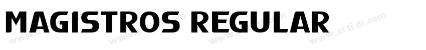 Magistros Regular字体转换